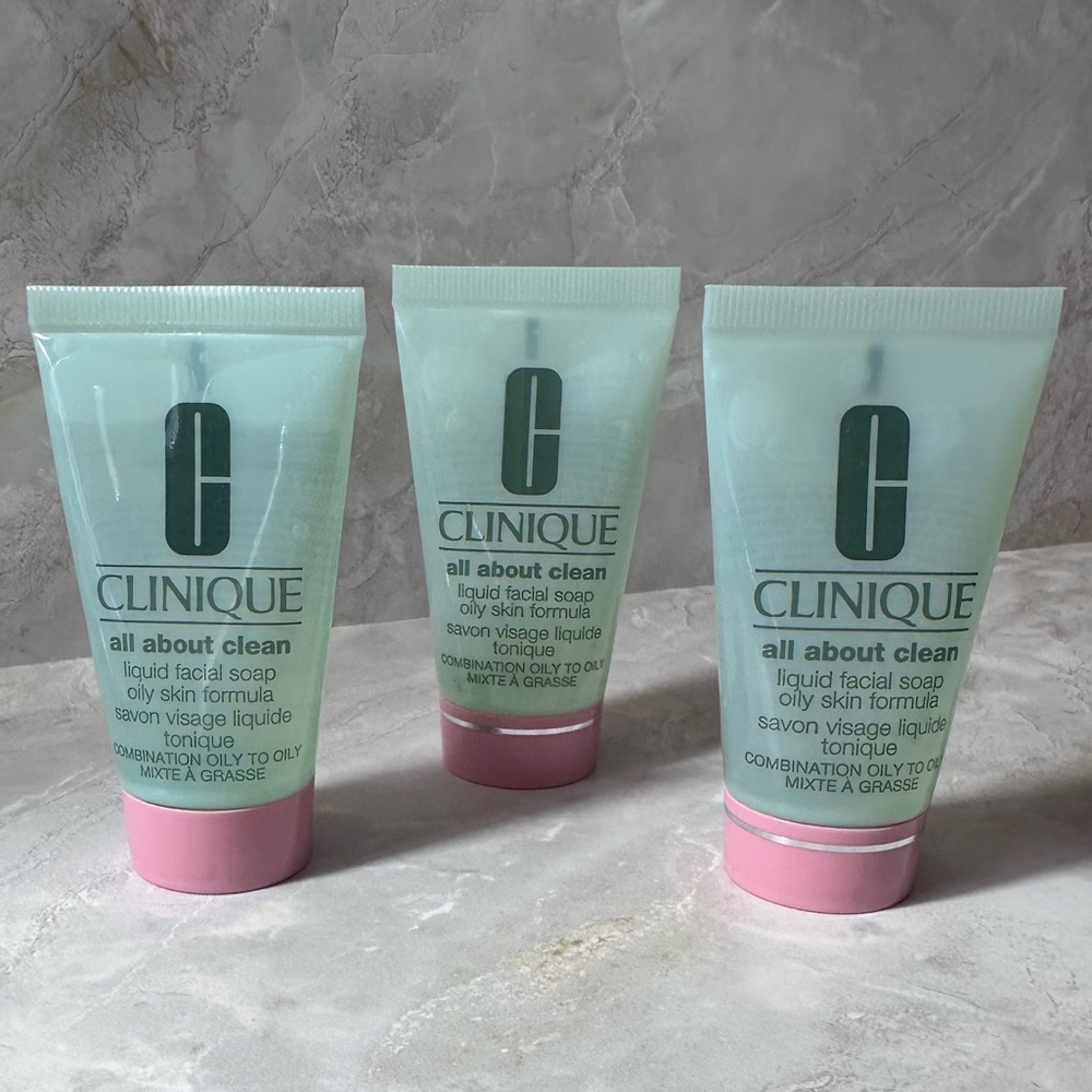 Clinique All About Clean Facial Soap Tubes (Set of 3)